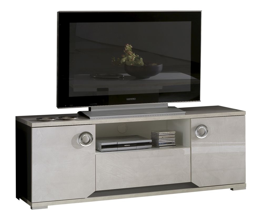 Angelo TV Unit - 2 Door - Grey