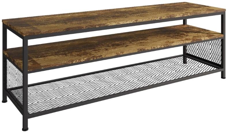 Barren TV Stand - Rustic Oak