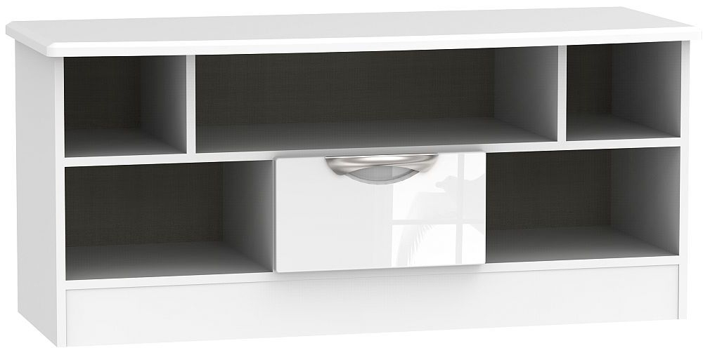 Camden TV Unit - 110cm - White Gloss