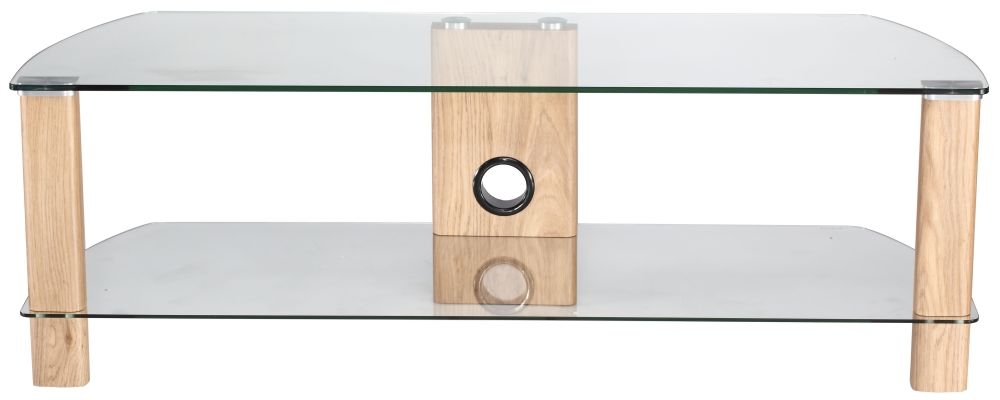 Century TV Stand - Clear Glass - 120cm - ADCE1200-LO