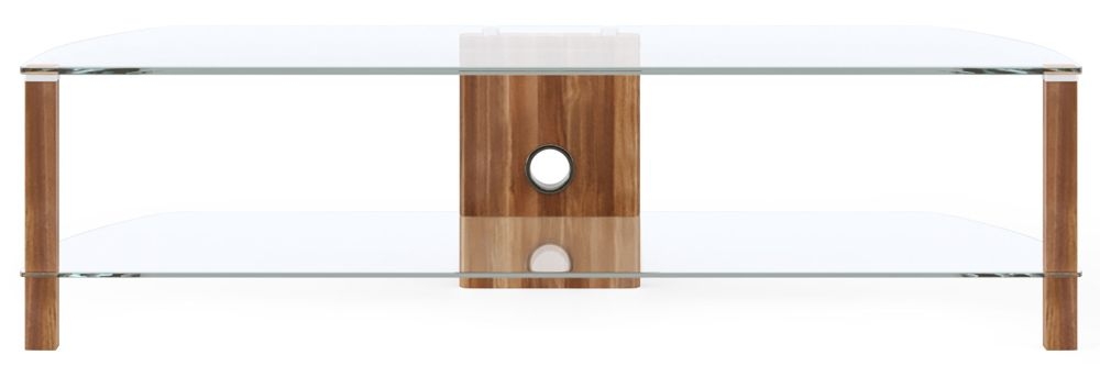 Century TV Stand - Clear Glass - 150cm - ADCE1500-WAL