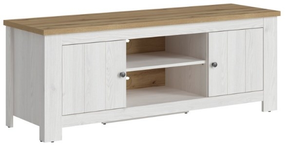 Celesto TV Unit - 2 Door - 154cm - White