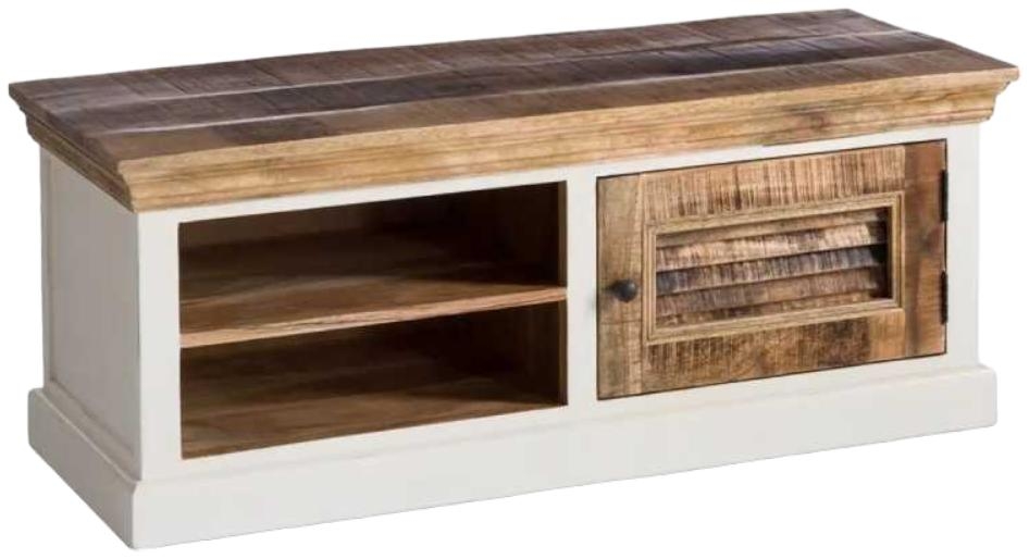 Coastal TV Cabinet - 110cm - White