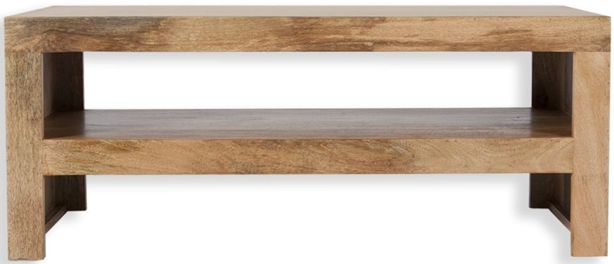 Cuban TV Unit - 110cm - Natural Mango Wood