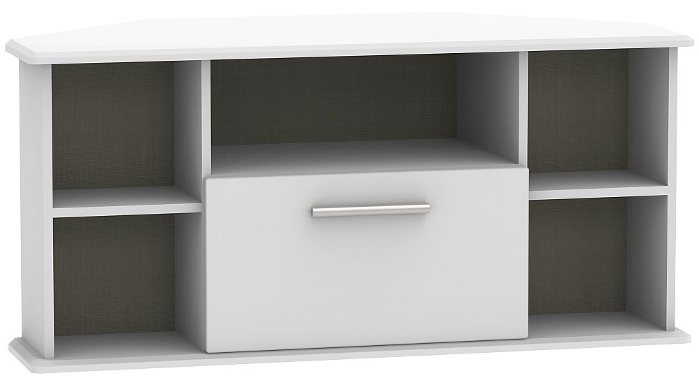 Knightsbridge TV Unit - 115cm - Corner - Grey