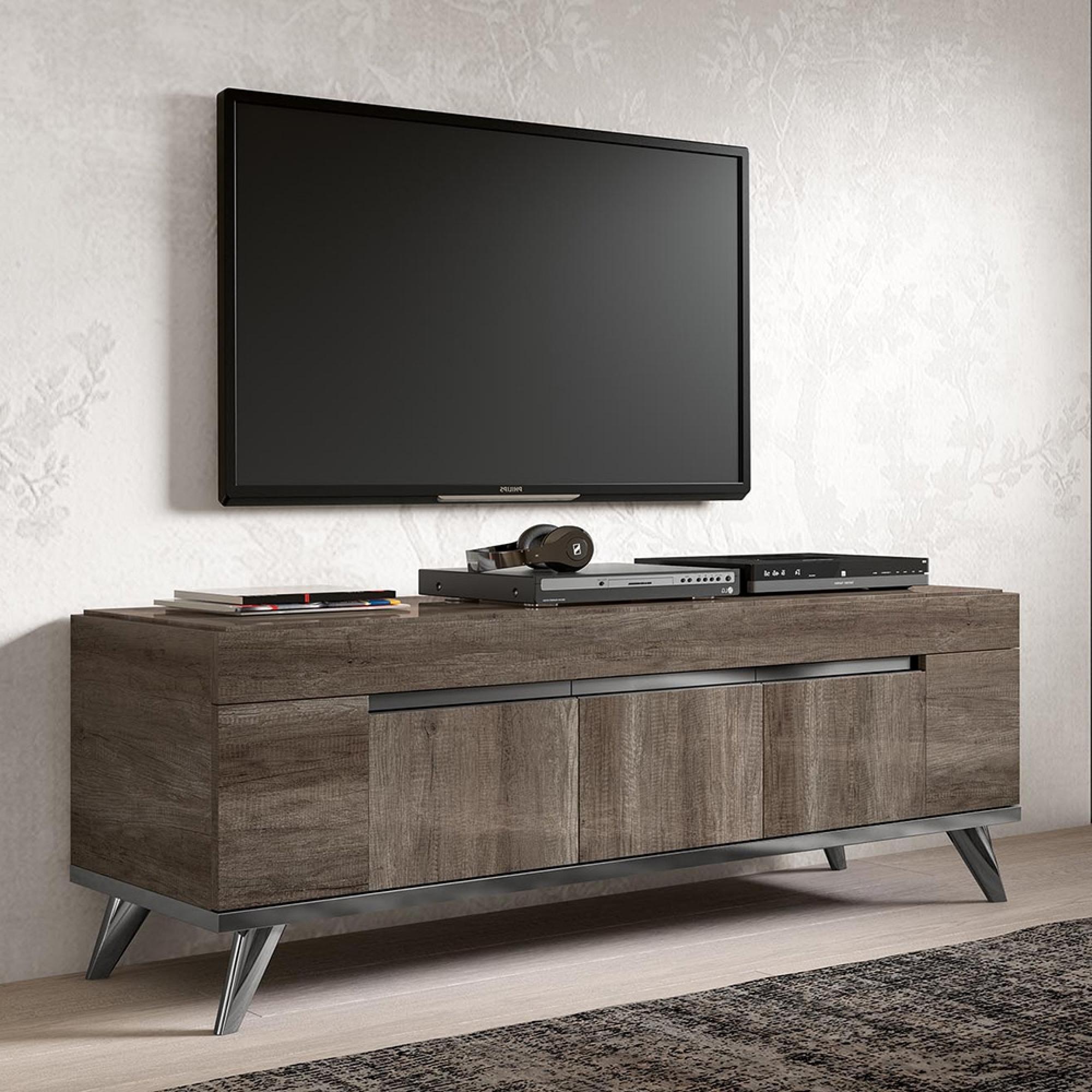 Modern Medea TV Unit - 165cm - Vintage Oak