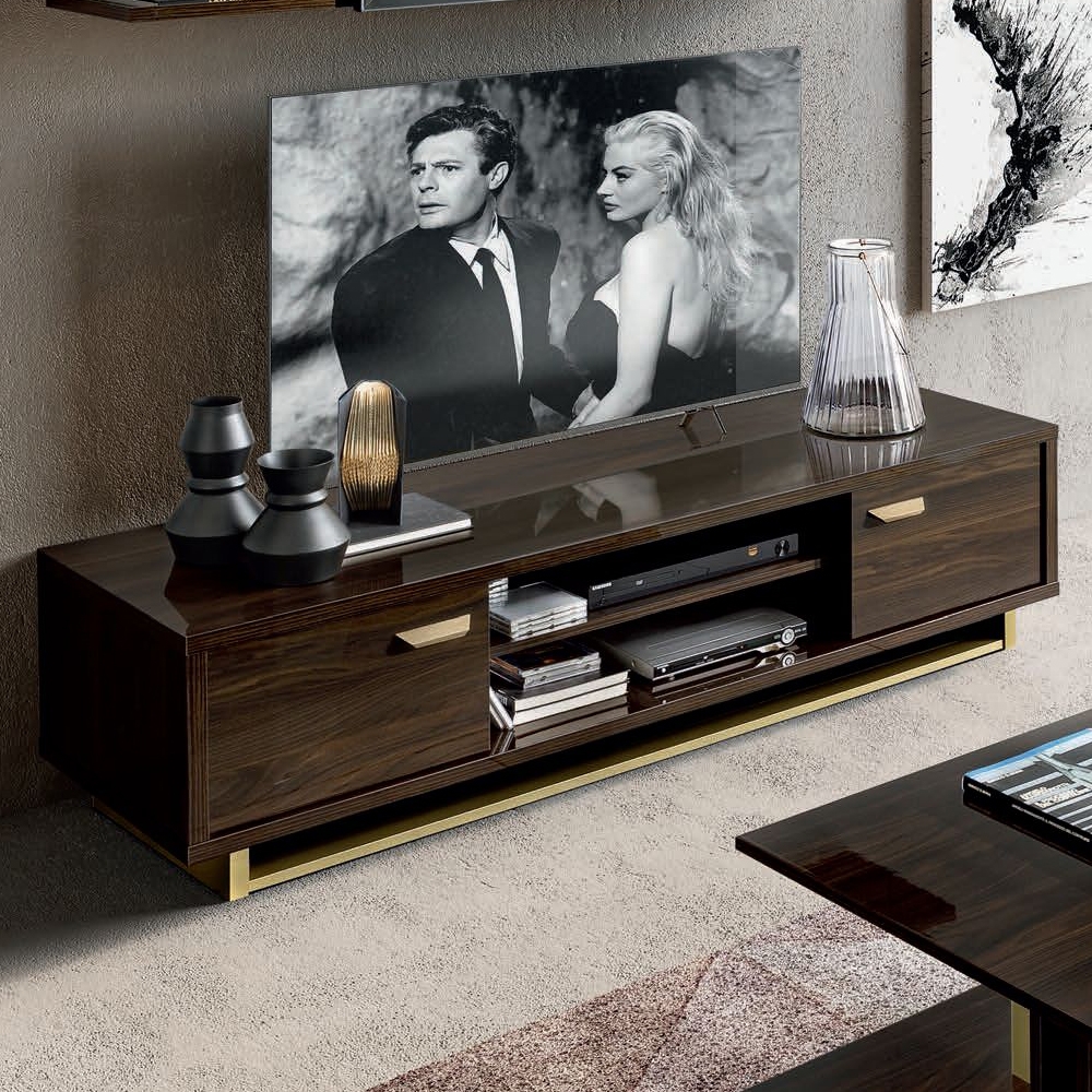 Volare TV Unit - Walnut