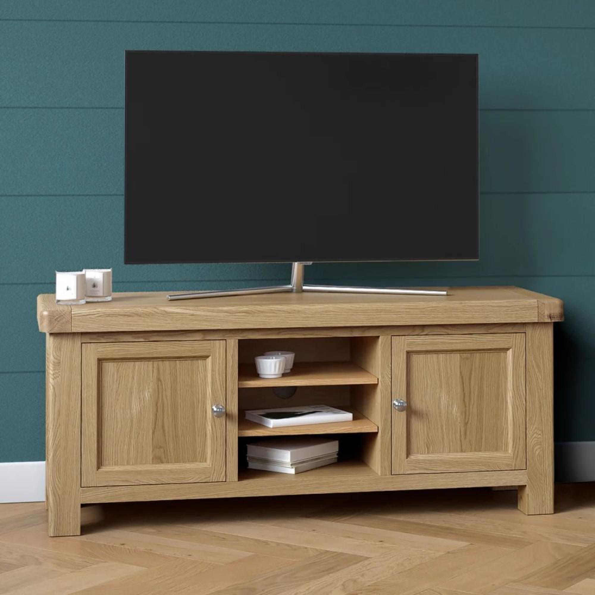 Normandy TV Unit - 2 Door - Oak