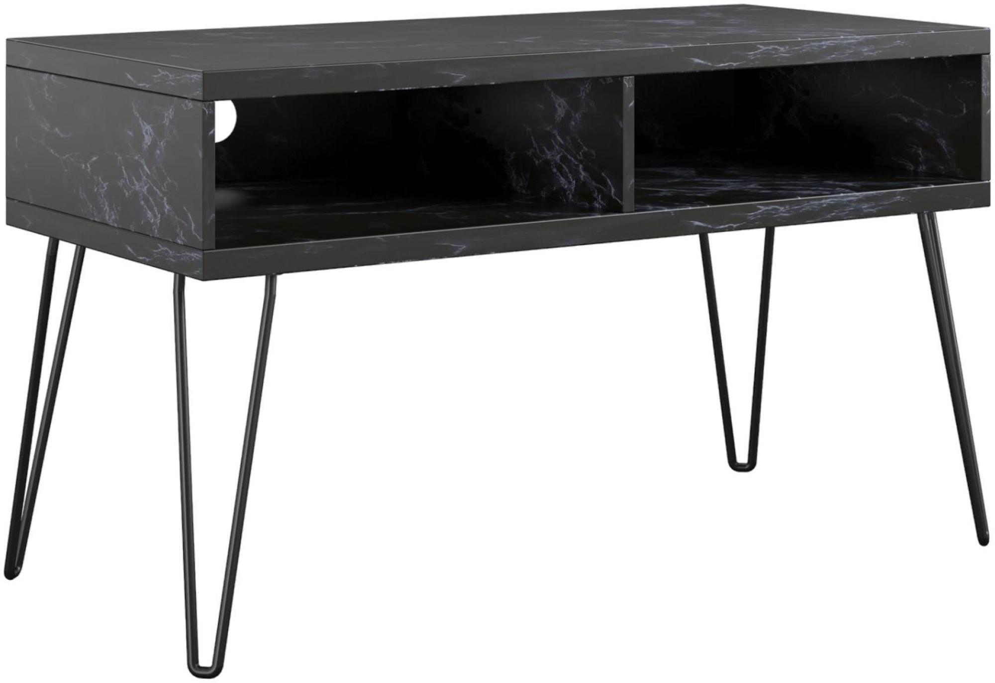 Novogratz Athena TV Stand - Black Marble Effect - 1748899COMNUK