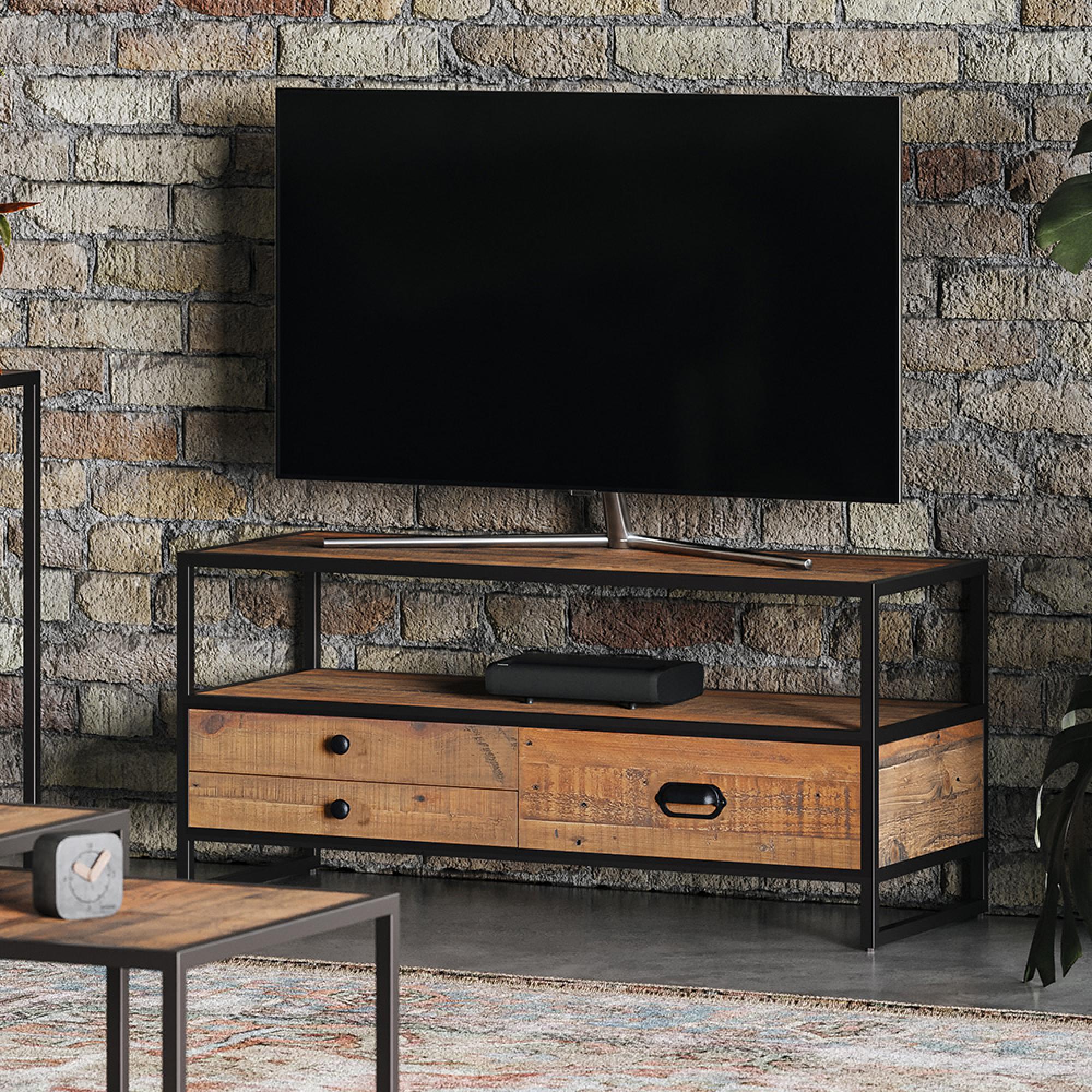 Ooki Reclaimed Wood TV Unit - 3 Drawer
