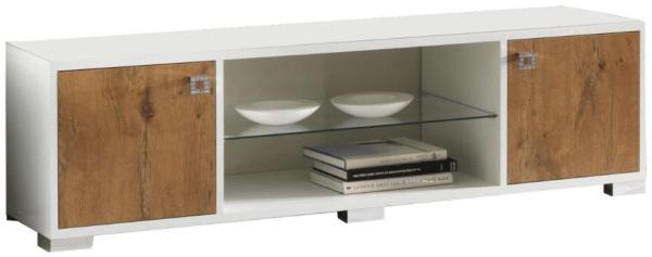 Stella TV Unit - 160cm - Plasma - Oak Italian