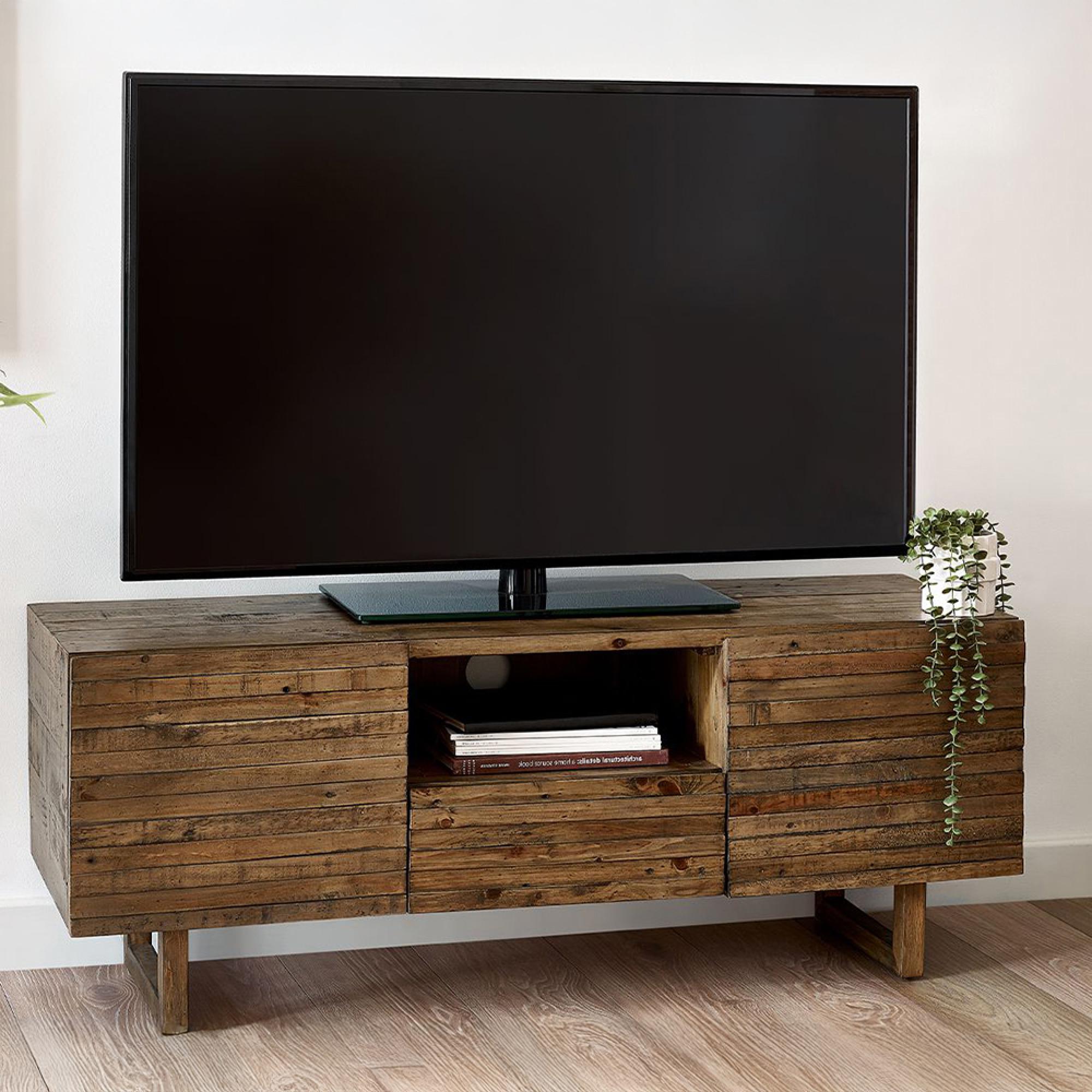 Woburn TV Unit - 130cm - Reclaimed Pine