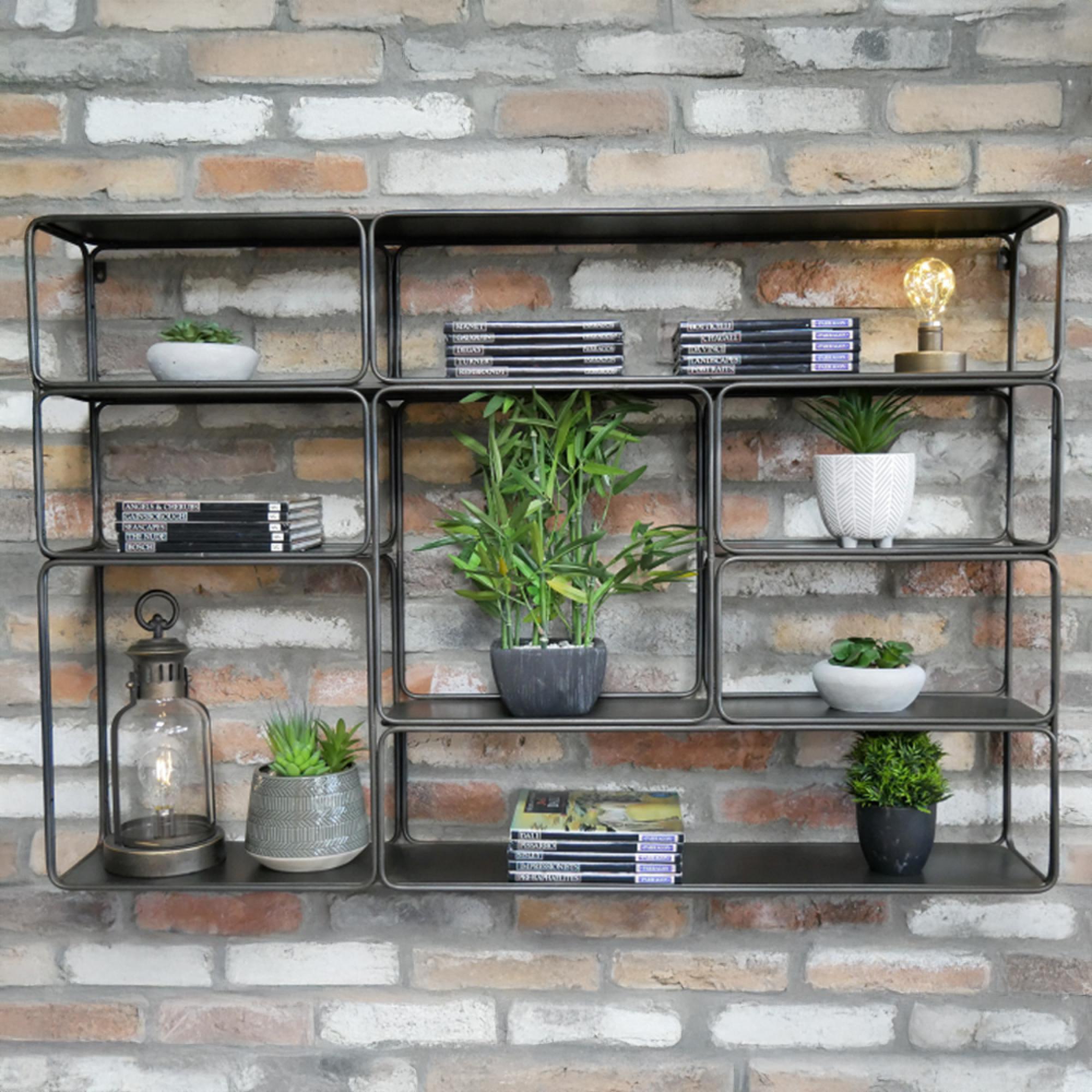 Industrial Wall Unit - Black - Metal