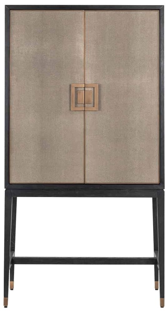 Bloomingville Shagreen 2 Door Bar Cabinet
