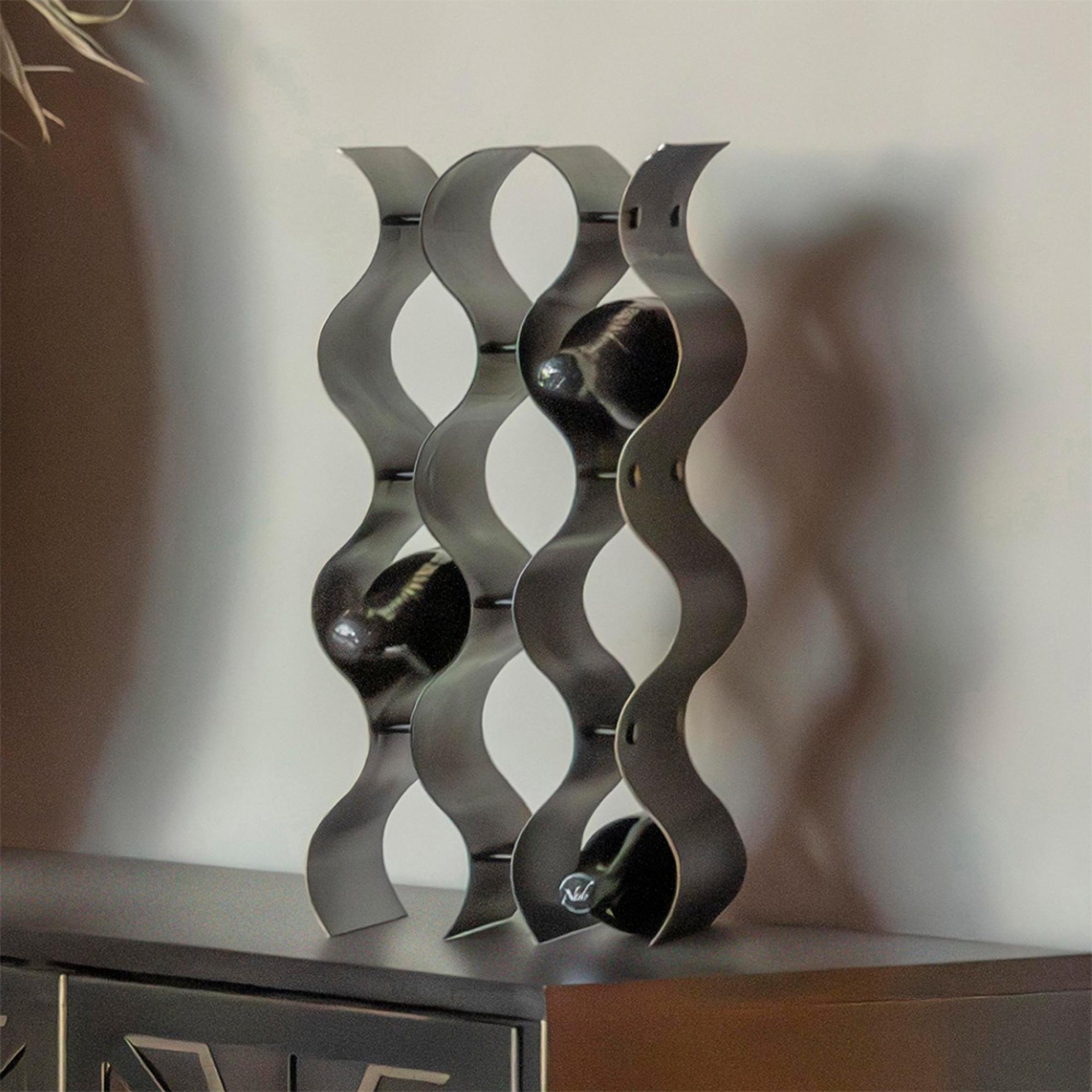 Stamford Wine Rack - Vintage Bronze - 9 Bottle