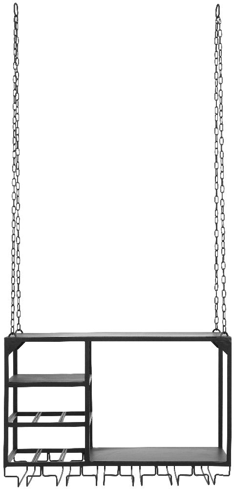 Loft Wine Rack - Small - Black