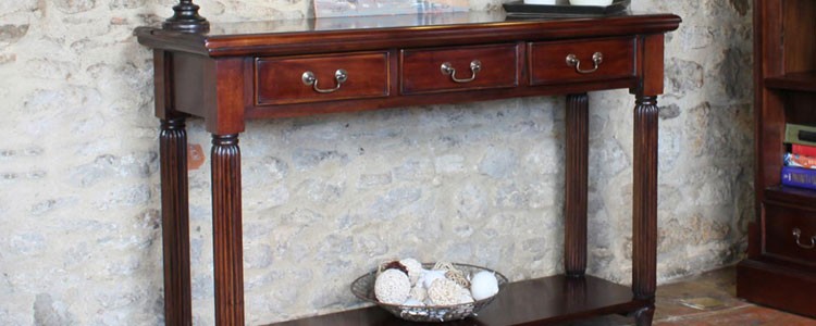 Dark Wood Console Tables