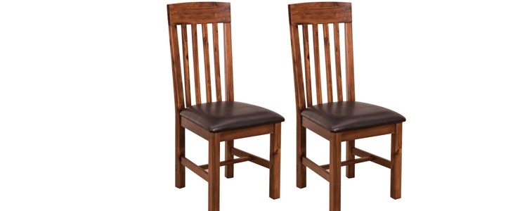Dark Wood Dining Chairs